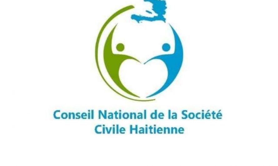 Un appel à la solidarité active lancé par le Conseil National de la société civile haïtienne