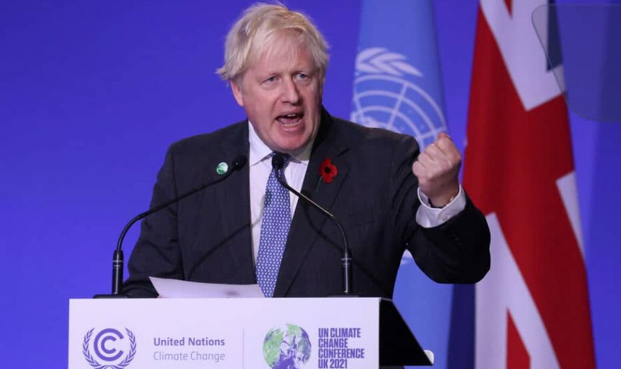 La COP26 doit agir « Sauver l’humanité », a lancé Boris Johnson