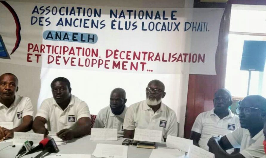 Association Nationale des Anciens Élus Locaux (ANAELH) propose leur solution à la crise haïtienne