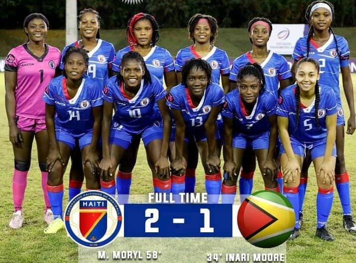 Football-Eliminatoires mondial 2022: Qualification de la sélection haïtienne féminine U20 pour les 1/4 de final.