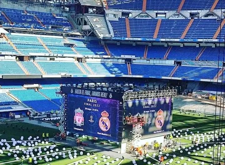 Ligue des Champions: Des écrans géants installés au Santiago-Bernabeu pour la retransmission de la finale