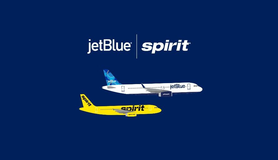 La Compagnie JetBlue va acheter SpiritAirlines pour un montant de 3.8 milliards de dollars