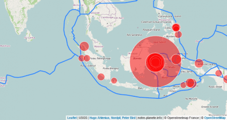 Indonésie: tremblement de terre de magnitude 6 au large de Sumatra