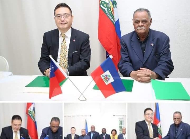 Actualité -Santé.: Lutte contre le Choléra; Signature d’une convention de partenariat entre Haïti et Taiwan